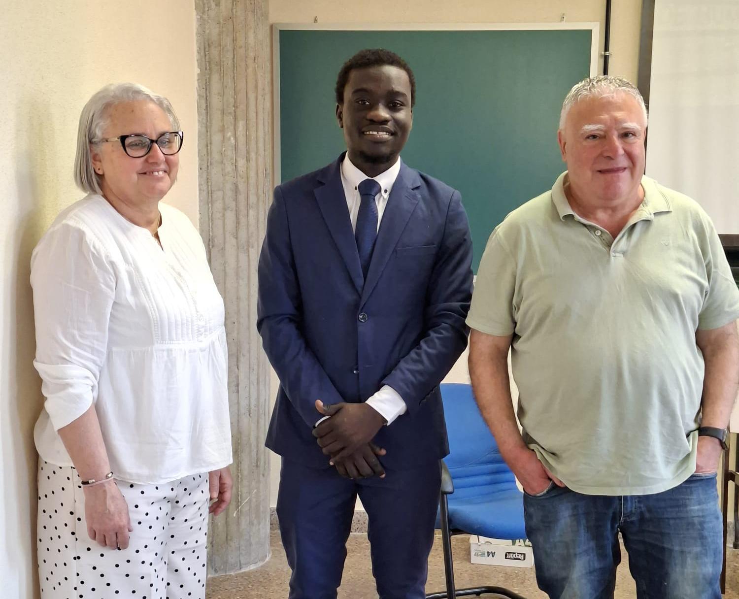 L’étudiant haïtien Kervens Dalean a franchi une étape importante de son parcours académique