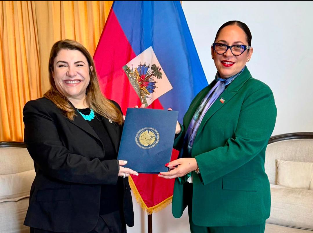 La Ministre Raina Forbin reçoit la nouvelle représentante résidente du secrétaire général de l’OEA
