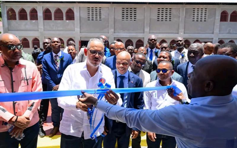 Alix Didier Fils-Aimé inaugure l’École Baptiste de Melinette à Aquin