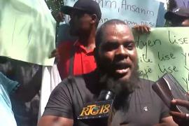 Sit-in des enseignants 