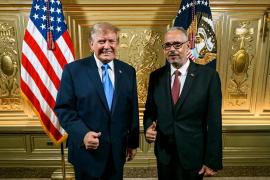 Le Premier ministre Alix Didier Fils-Aimé échange avec le président américain Donald Trump à New York