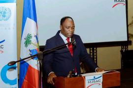 Le Ministre de la Jeunesse des Sports et de l’Action Civique, Dumas Pythagore