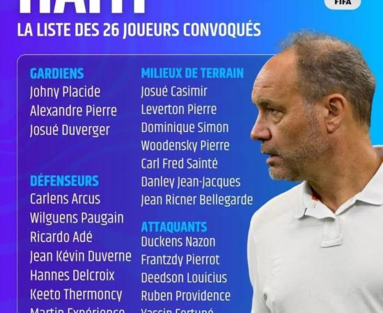 La liste des 26 Grenadiers retenus pour la Coupe du monde 2026