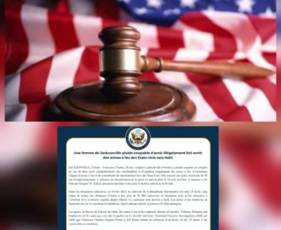 Une résidente de Floride plaide coupable aux États-Unis