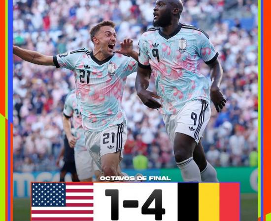 la Belgique élimine les États-Unis