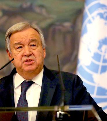 Le Secrétaire général des Nations Unies, António Guterres